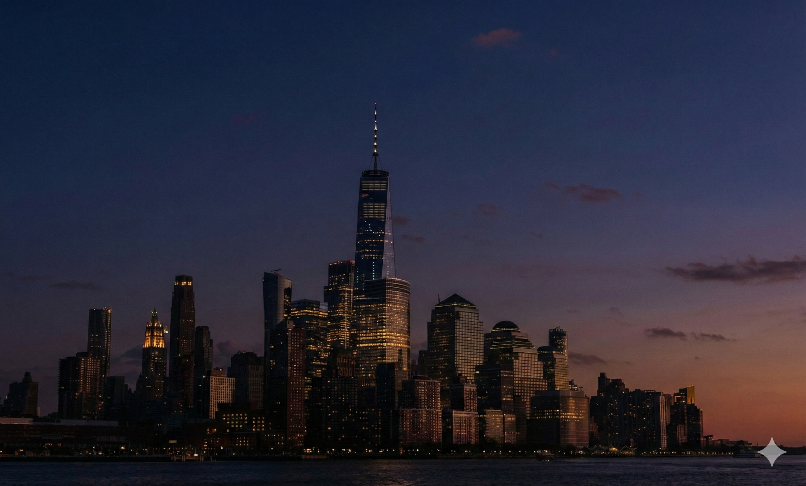 Boston skyline background